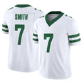 NY.Jets #7 Geno Smith Player White Legacy Limited Vapor F.U.S.E. Home Game Odoa Stitched Jerseys
