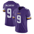 M.Vikings #9 J.J. McCarthy Player Purple Limited Vapor Untouchable Home Game Odoa Stitched Jerseys