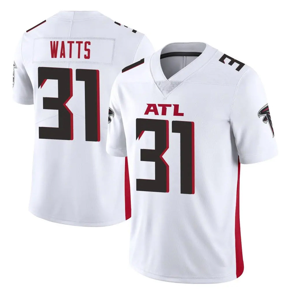 A.Falcons #31 Xavier Watts Player White Vapor Untouchable Limited Home Game Odoa Stitched Jerseys