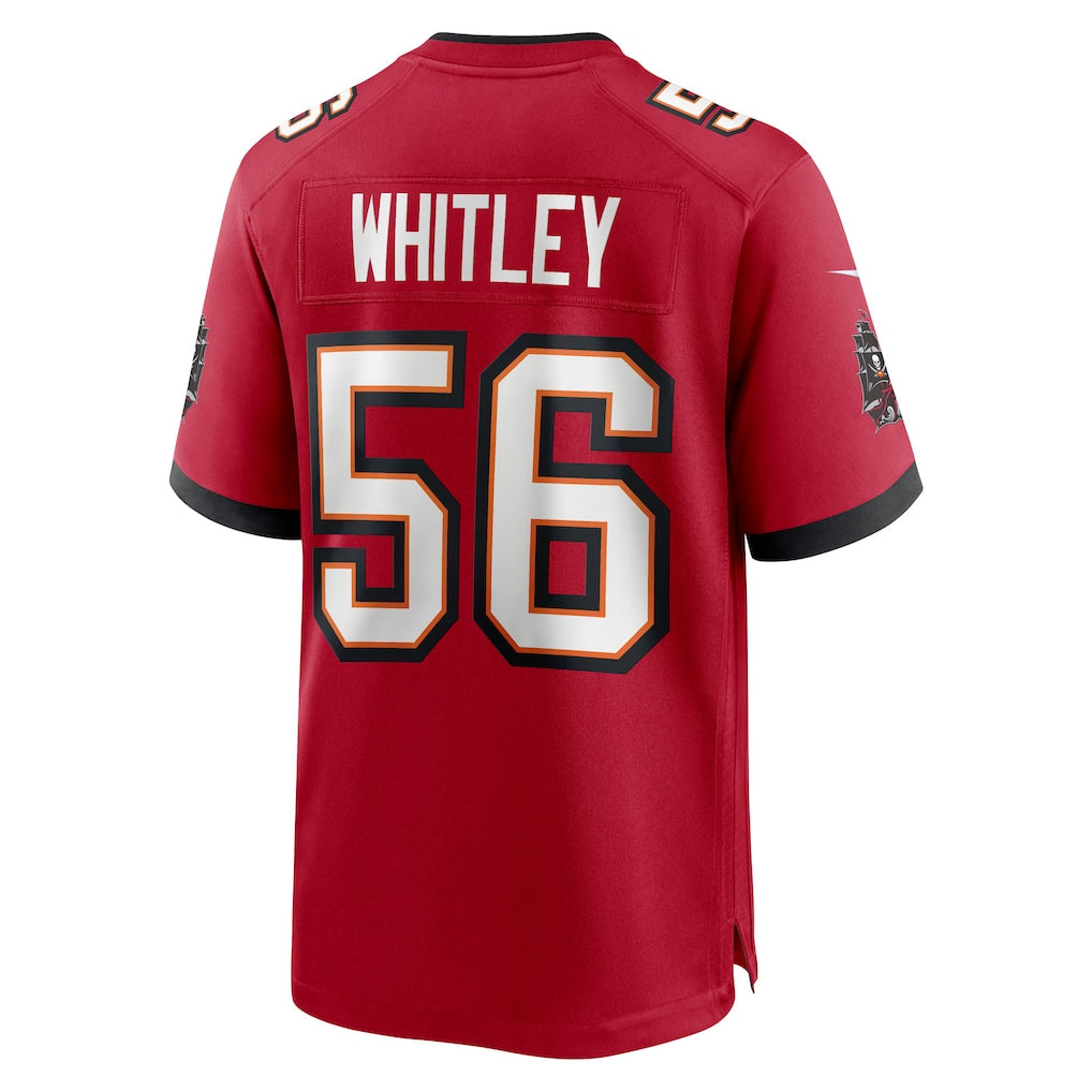Odoa TB.Buccaneers #56 Benton Whitley Red Team Game Jersey