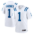 IN.Colts #1 Sauce Gardner Player White Home Game Odoa Stitched Jerseys