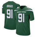 NY.Jets #91 Jowon Briggs Player Green Home Game Odoa Stitched Jerseys