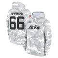 NY.Jets #66 Joe Tippmann Player Arctic Camo Salute to Service Pullover Hoodies Limited Game Odoa Stitched Jerseys