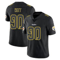 P.Steelers #90 T.J. Watt Player Black Impact Limited Home Game Odoa Stitched Jerseys