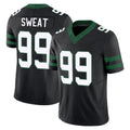 NY.Jets #99 T'Vondre Sweat Player Black Limited Legacy Vapor F.U.S.E. Home Game Odoa Stitched Jerseys