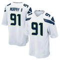 S.Seahawks #91 Byron Murphy II Player White Home Game Odoa Stitched Jerseys