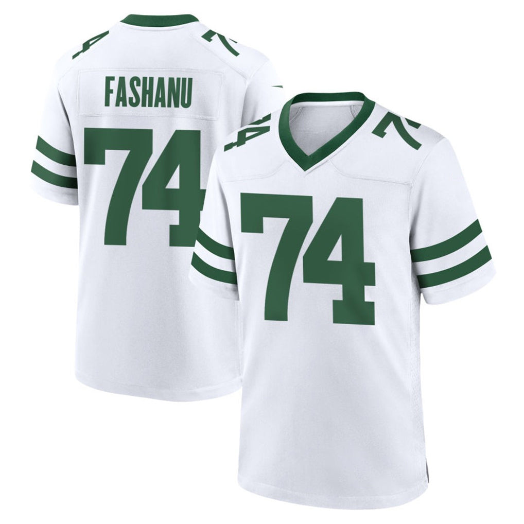 NY.Jets #74 Olu Fashanu Player White Legacy Home Game Odoa Stitched Jerseys