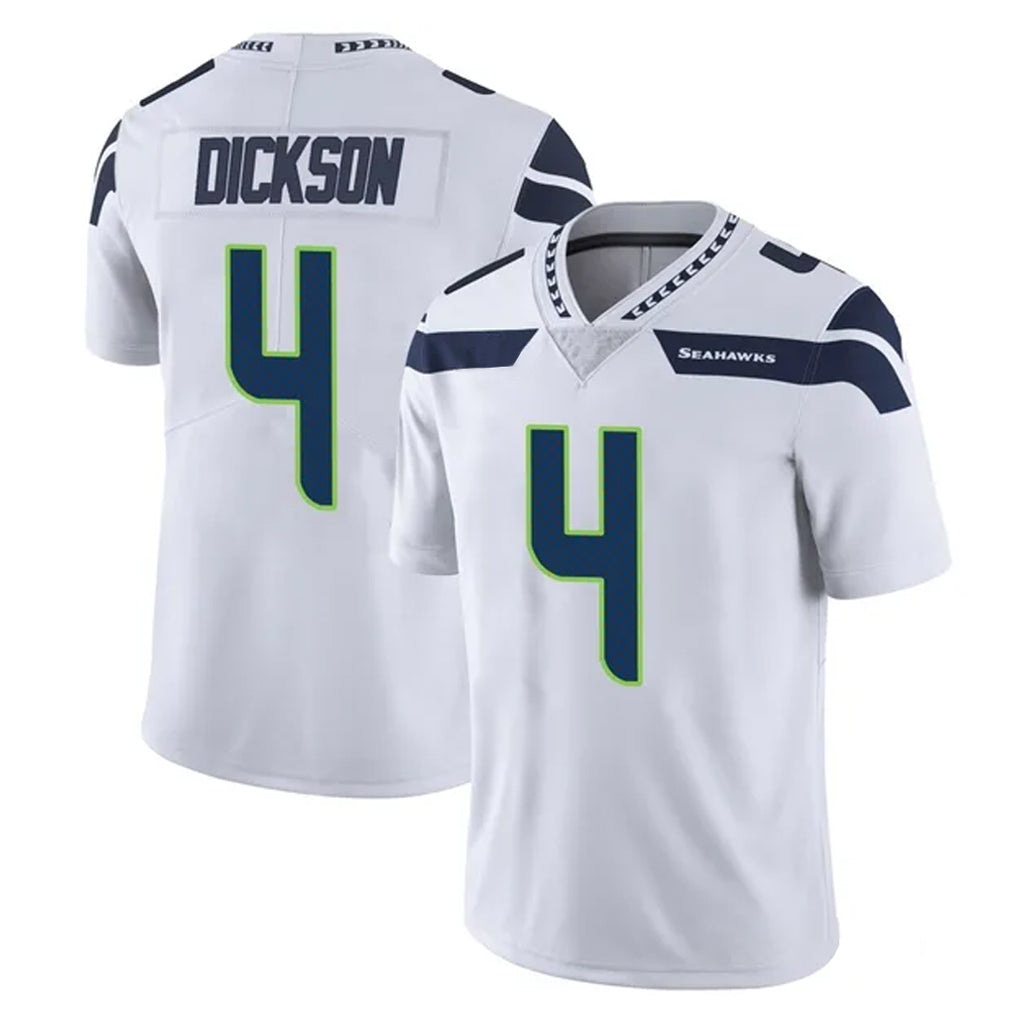 S.Seahawks #4 Michael Dickson Player White Limited Vapor Untouchable Home Game Odoa Stitched Jerseys