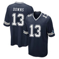 D.Cowboys #13 Caleb Downs Player Navy Home Game Odoa Stitched Jerseys