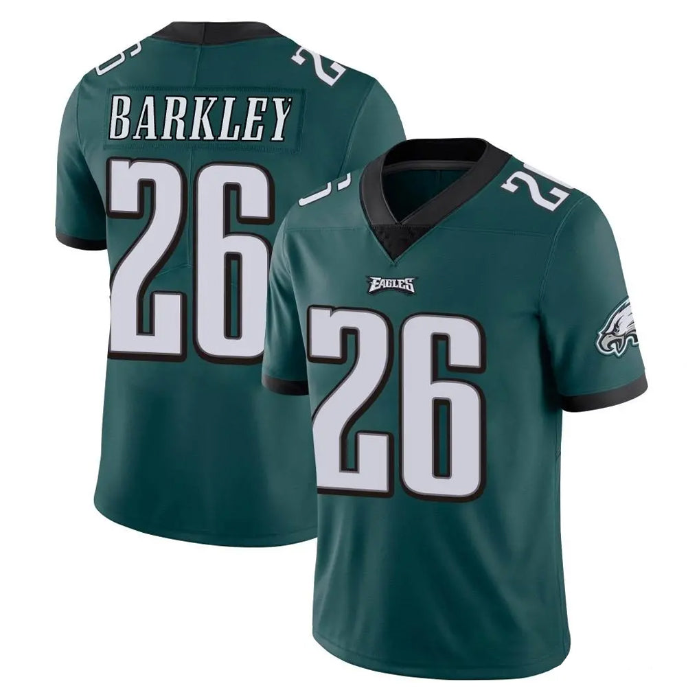 P.Eagles #26 Saquon Barkley Player Team Color Green Vapor Untouchable Home Game Odoa Stitched Jerseys