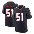 H.Texans #51 Will Anderson Jr. Player Navy Team Home Game Odoa Stitched Jerseys