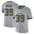 S.Seahawks #39 Ty Okada Player Grey Limited 2025 Rivalries Collection Home Game Odoa Stitched Jerseys