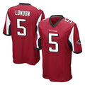 A.Falcons #5 Drake London Player Red Color Vapor Home Game Odoa Stitched Jerseys