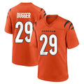 C.Bengals #29 Kyle Dugger Player Orange Home Game Odoa Stitched Jerseys