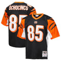 C.Bengals #85 Chad Johnson Player Black Mitchell & Ness Replica Odoa Stitched Jerseys