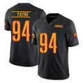 W.Commanders #94 Daron Payne Player Black Limited Vapor F.U.S.E. Home Game Odoa Stitched Jerseys