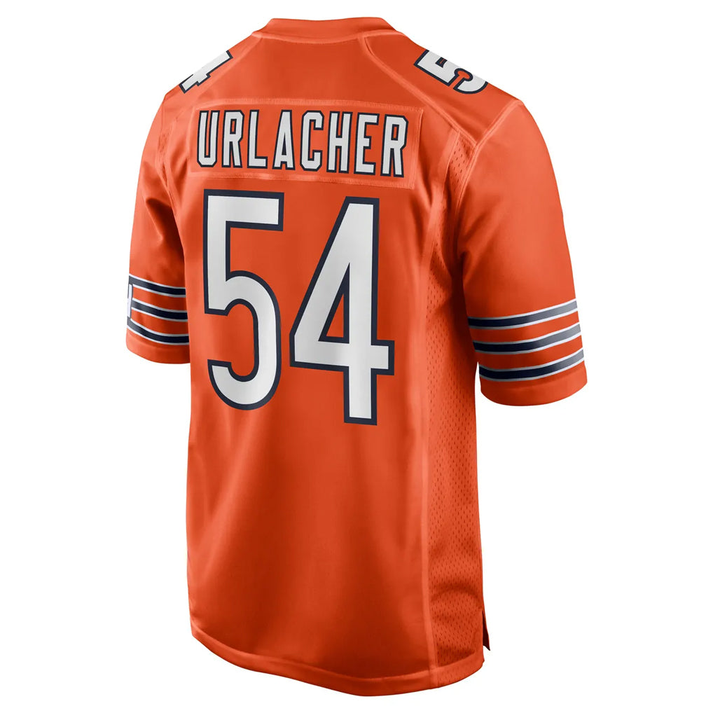 C.Bears #54 Brian Urlacher Player Orange Home Game Odoa Stitched Jerseys