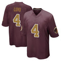 W.Commanders #4 Frankie Luvu Player Burgundy Alternate Home Game Odoa Stitched Jerseys