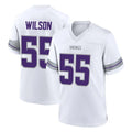 M.Vikings #55 Eric Wilson Player White Alternate Home Game Odoa Stitched Jerseys