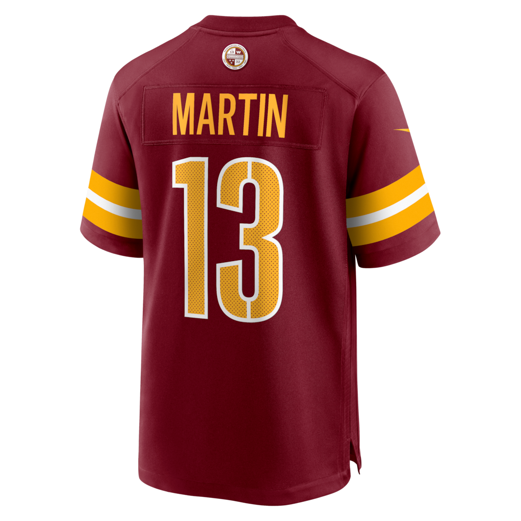 Odoa W.Commanders #13 Tay Martin Burgundy Team Game Jersey