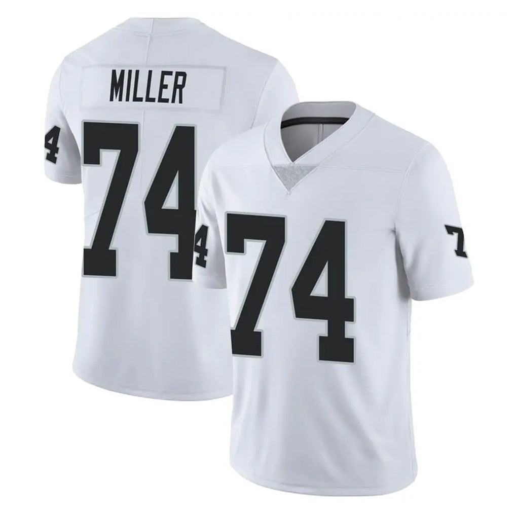 LV.Raiders #74 Kolton Miller Player White Limited Vapor Untouchable Home Game Odoa Stitched Jerseys