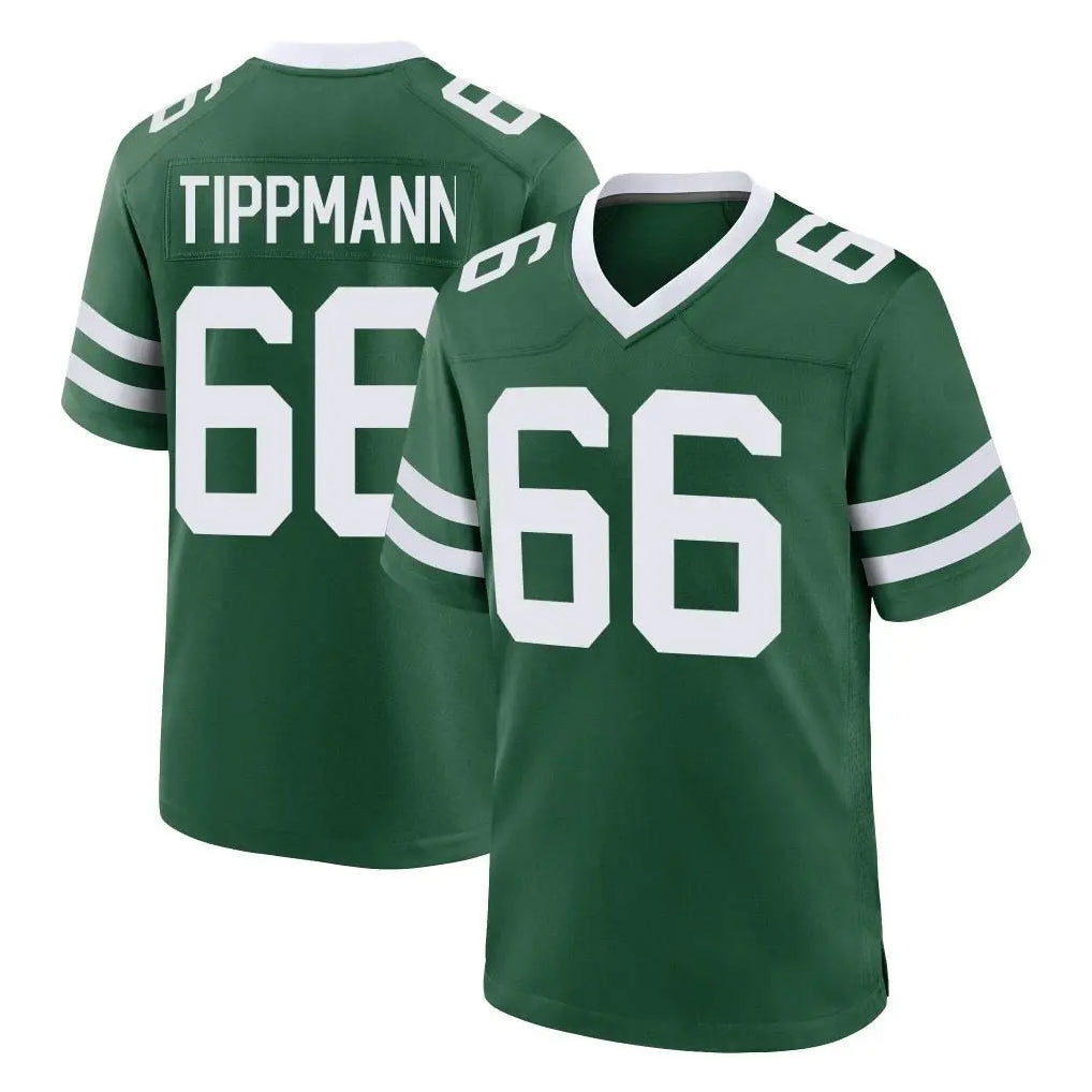 NY.Jets #66 Joe Tippmann Player Green Legacy Home Game Odoa Stitched Jerseys