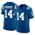 IN.Colts #14 Alec Pierce Player Royal Limited Vapor F.U.S.E. Home Game Odoa Stitched Jerseys