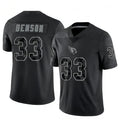 A.Cardinals #33 Trey Benson Player Black RFLCTV Limited Odoa Stitched Jerseys