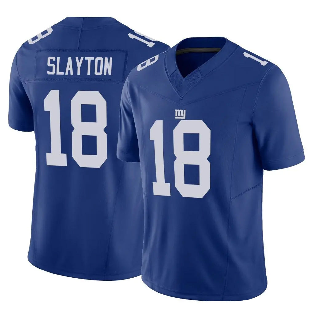NY.Giants #18 Darius Slayton Player Royal Limited Vapor F.U.S.E. Home Game Odoa Stitched Jerseys