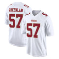 SF.49ers #57 Dre Greenlaw Player White Fashion Home Game Odoa Stitched Jerseys