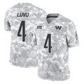 W.Commanders #4 Frankie Luvu Player Arctic Camo Limited Salute To Service Home Game Odoa Stitched Jerseys