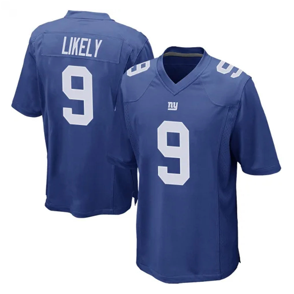 NY.Giants #9 Lsaiah Likely Player Royal Home Game Odoa Stitched Jerseys