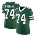 NY.Jets #74 Olu Fashanu Player Green Legacy Limited Vapor F.U.S.E. Home Game Odoa Stitched Jerseys