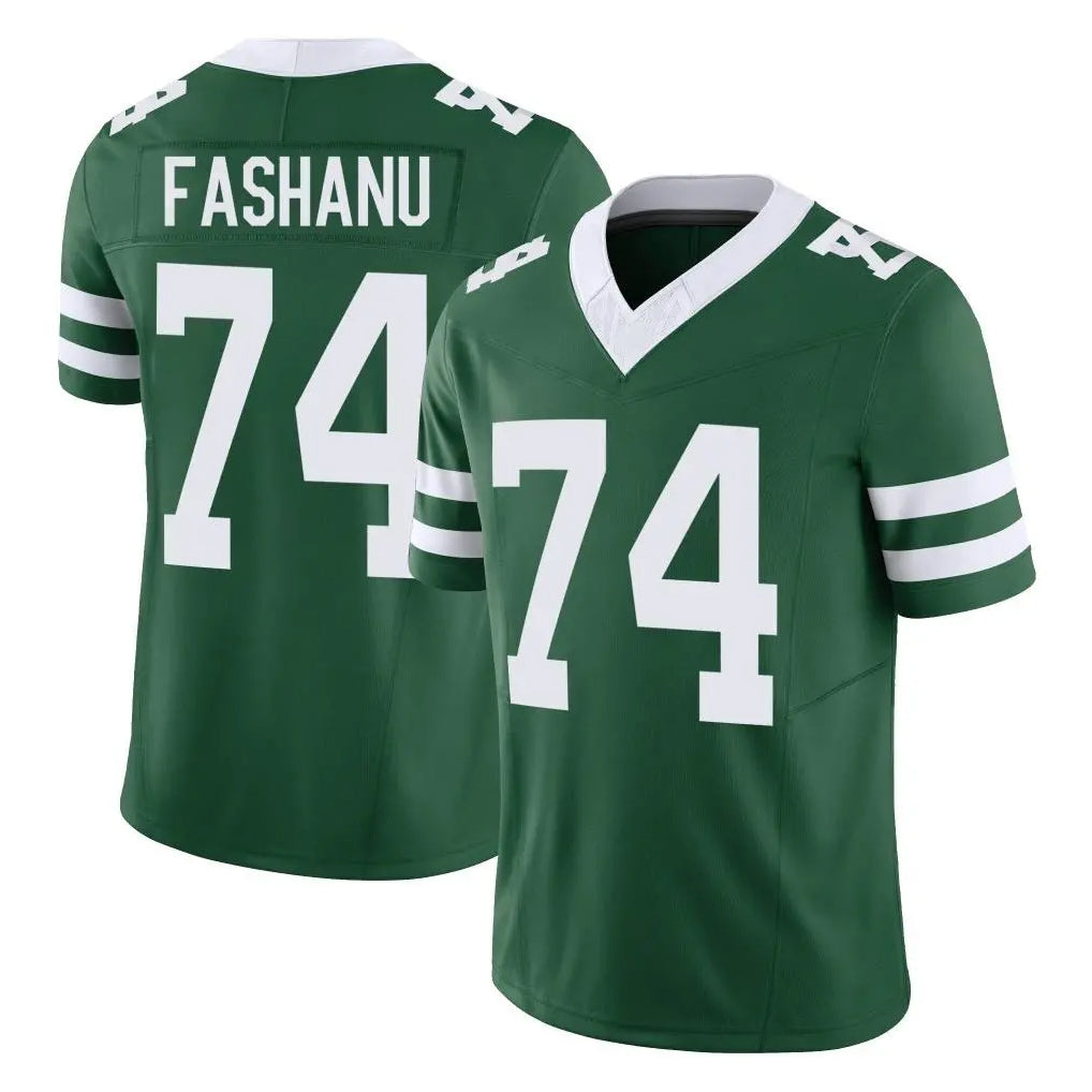 NY.Jets #74 Olu Fashanu Player Green Legacy Limited Vapor F.U.S.E. Home Game Odoa Stitched Jerseys