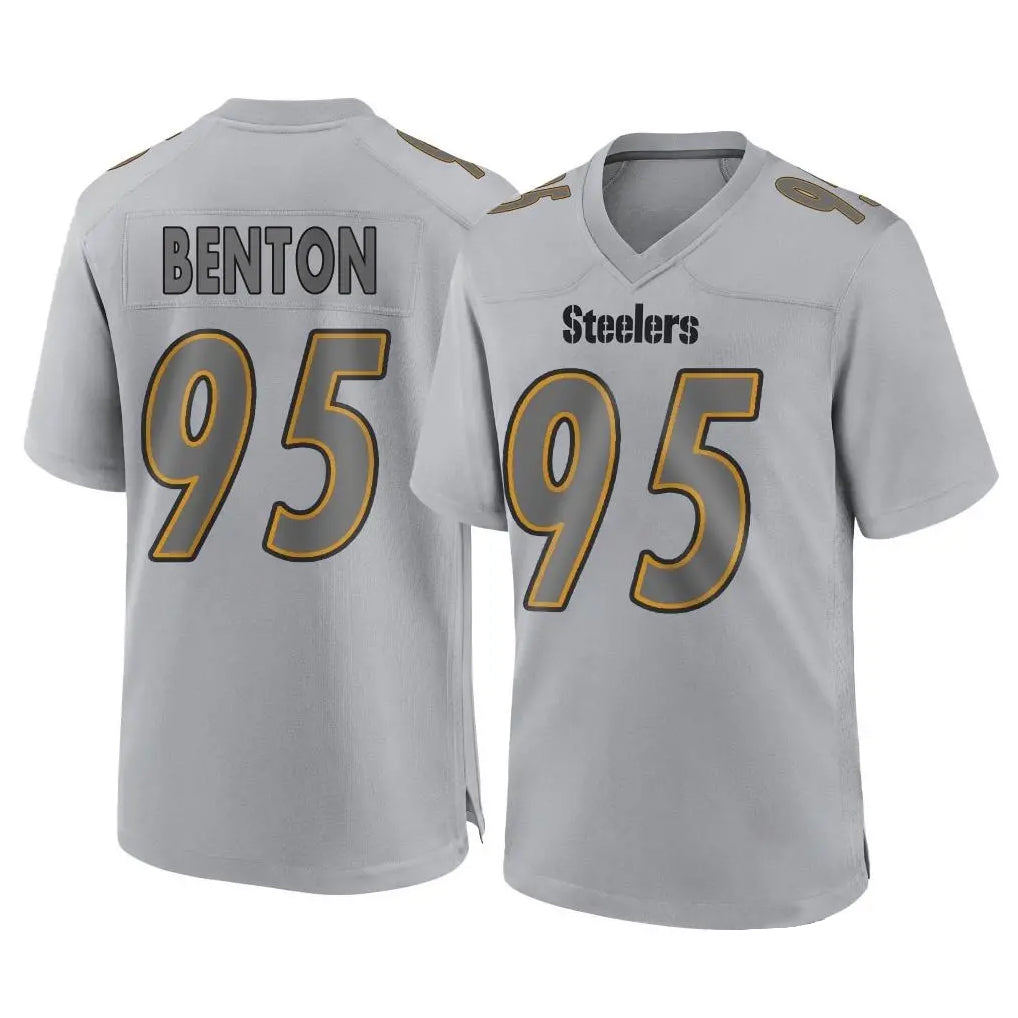 P.Steelers #95 Keeanu Benton Player Gray Atmosphere Fashion Home Game Odoa Stitched Jerseys