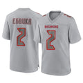 TB.Buccaneers #2 Emeka Egbuka Player Gray Atmosphere Fashion Home Game Odoa Stitched Jerseys
