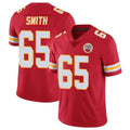KC.Chiefs #65 Trey Smithy Player Red Limited Vapor Untouchable Home Game Odoa Stitched Jerseys