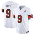 C.Browns #9 Grant Delpit Player White Limited Vapor F.U.S.E. Alternate Game Odoa Stitched Jerseys