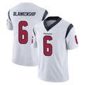 H.Texans #6 Reed Blankenship Player White Limited Vapor Untouchable Home Game Odoa Stitched Jerseys