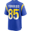 Odoa LA.Rams #85 Jack Youngblood Royal Game Retired Player Jersey
