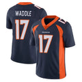 D.Broncos #17 Jaylen Waddle Player Navy Vapor Untouchable Limited Game Odoa Stitched Jerseys