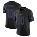 B.Bills #10 Khalil Shakir Player Black Impact Limited Game Odoa Stitched Jerseys