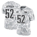 W.Commanders #52 Sonny Styles Player Arctic Camo Limited Salute To Service Home Game Odoa Stitched Jerseys