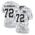 NY.Giants #72 Jermaine Eluemunor Player Arctic Camo Salute To Service Limited Game Odoa Stitched Jerseys