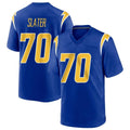 LA.Chargers #70 Rashawn Slater Player Royal Home Game Odoa Stitched Jerseys