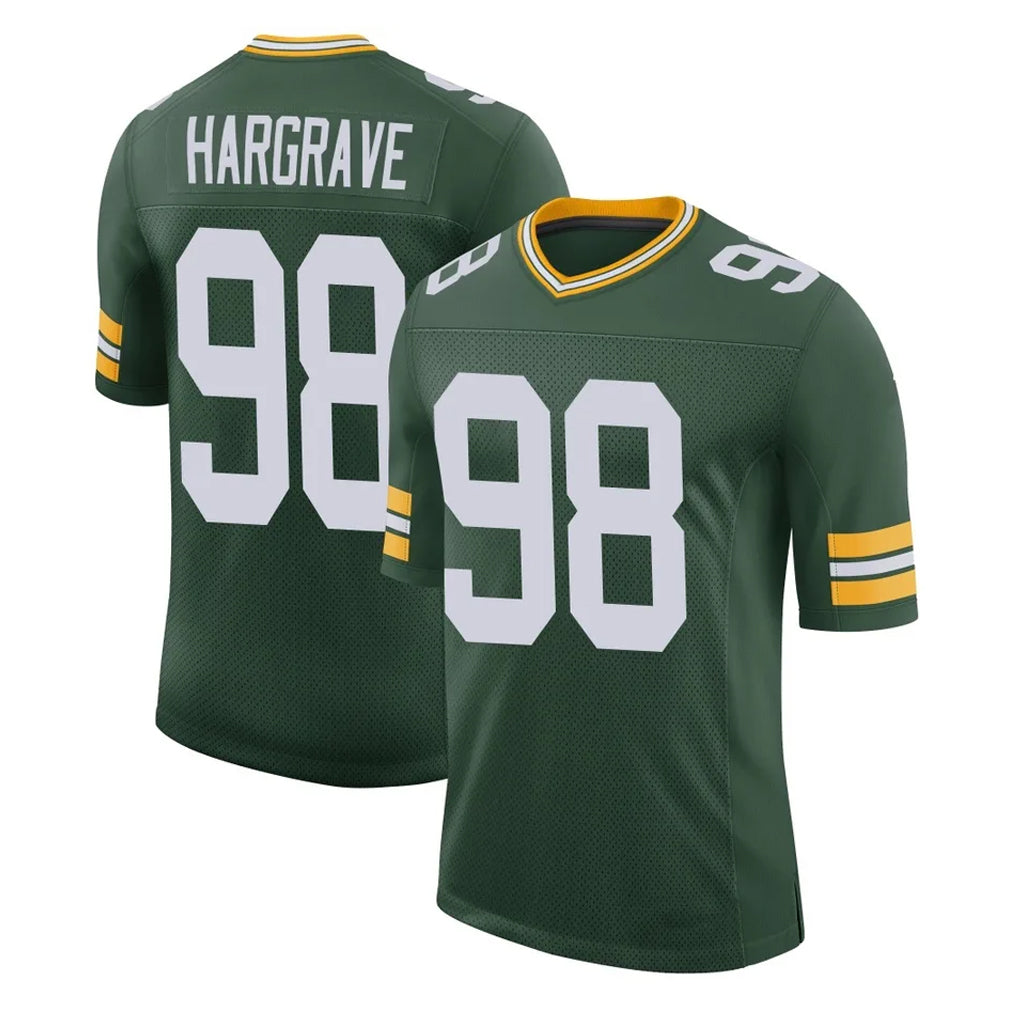 GB.Packers #98 Javon Hargrave Player Green Limited Classic Home Game Odoa Stitched Jerseys