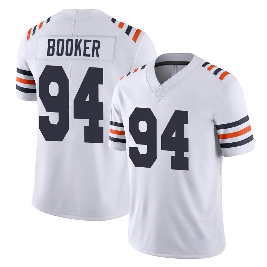 C.Bears #94 Austin Booker Player White Classic Vapor Limited Home Game Odoa Stitched Jerseys