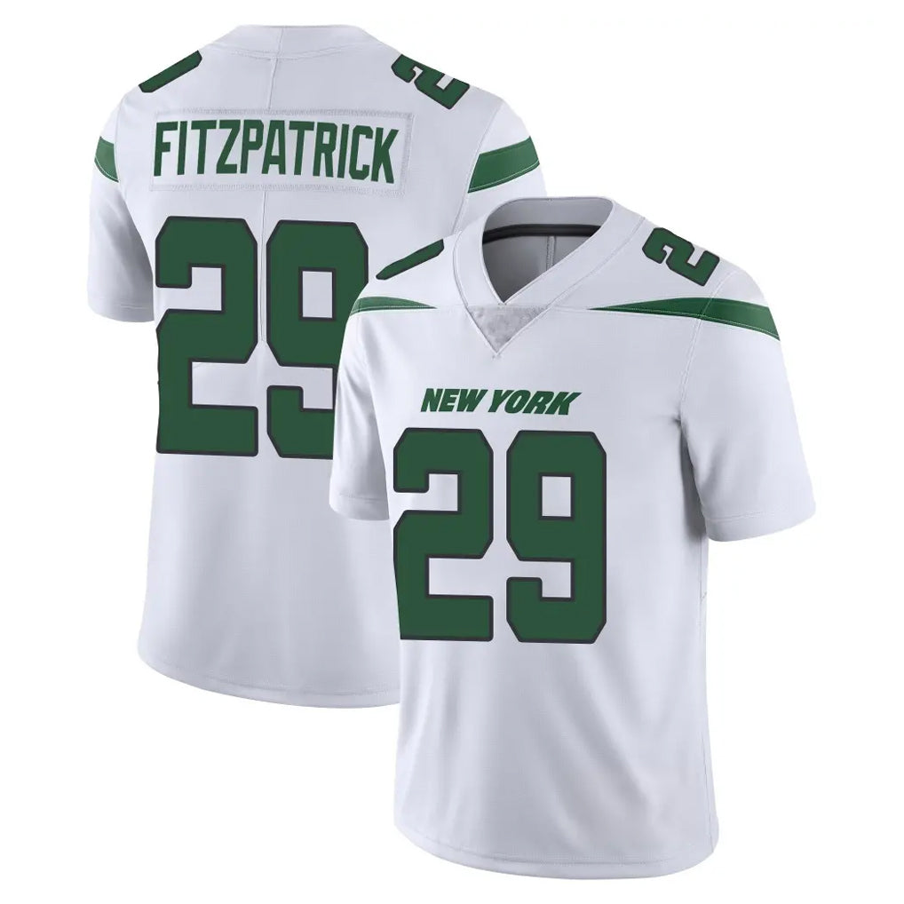 NY.Jets #29 Minkah Fitzpatrick Player White Spotlight Limited Vapor Home Game Odoa Stitched Jerseys