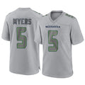 S.Seahawks #5 Jason Myers Player Gray Atmosphere Fashion Home Game Odoa Stitched Jerseys