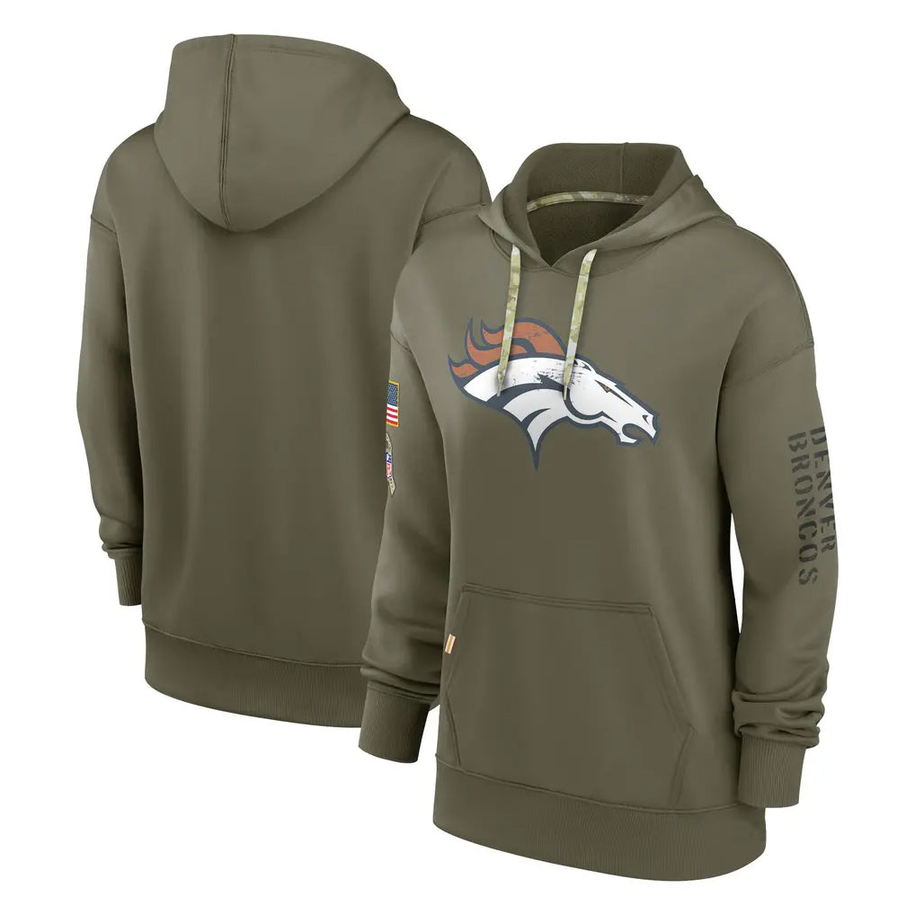 D.Broncos ## Broncos Blank Player Olive Salute to Service Pullover Hoodies Limited Odoa Stitched Jerseys